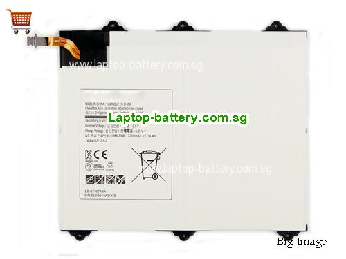 SAMSUNG SM-T567V Battery 7300mAh, 27.74Wh 3.8V White Li-Polymer