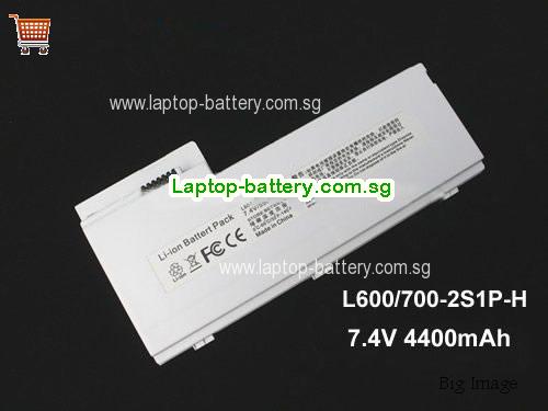 NETBOOK 700-2S1P-H Battery 4400mAh, 29.6Wh  7.4V White Li-ion