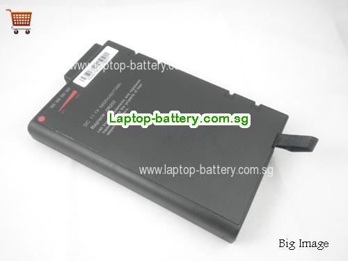 CLEVO ME202BB Battery 6600mAh 10.8V Black Li-ion
