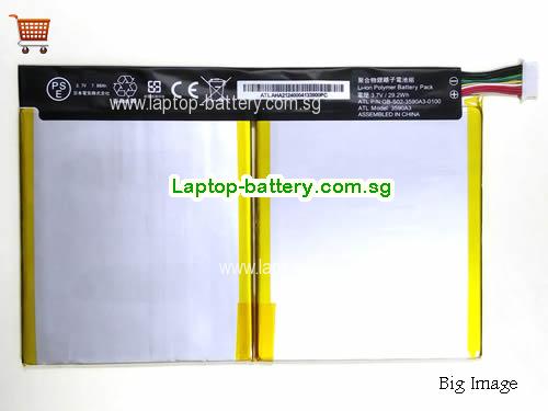 SONY S023590A30100 Battery 7880mAh, 29.2Wh  3.7V White Li-Polymer