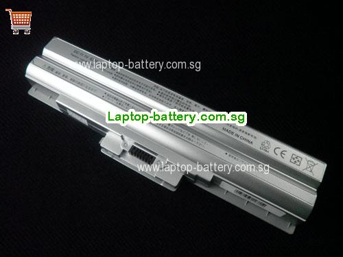 SONY VGP-BPL21 Battery 5200mAh 11.1V Silver Li-ion