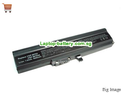 SONY VGP-BPL5A Battery 6600mAh 7.4V Black Li-ion