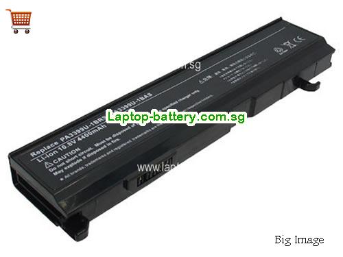 TOSHIBA PA3400U-1BRL Battery 5200mAh 10.8V Black Li-ion
