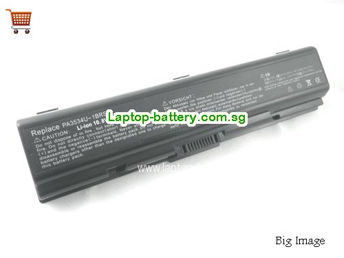 TOSHIBA PA35354U-1BRS Battery 6600mAh 10.8V Black Li-ion