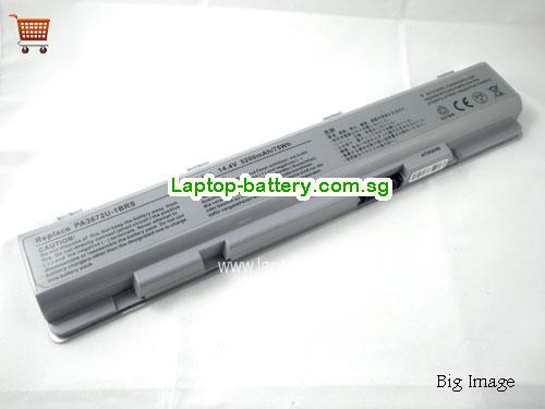 TOSHIBA PA3672U-1BRS Battery 75Wh 14.4V Silver Li-ion