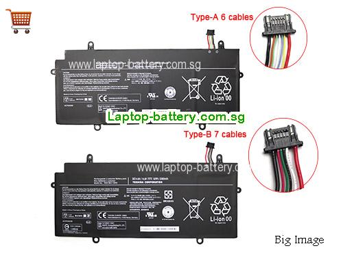 TOSHIBA PA5136U1BRS Battery 3380mAh, 52Wh  14.8V Black Li-ion