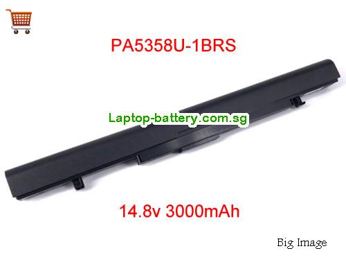 TOSHIBA PA5358U1BRS Battery 3000mAh, 48Wh  14.8V Black Li-ion