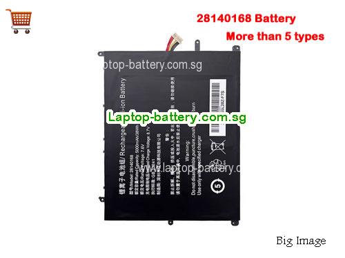 GAOCHENG 28140168 Battery 5000mAh, 38Wh  7.6V Black Li-Polymer