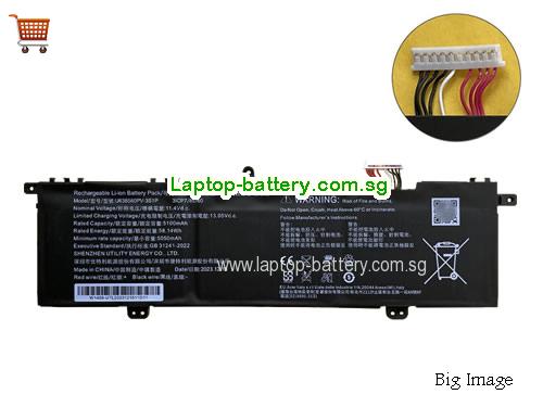 UTILITY U638560PV-3S1P Battery 5100mAh, 58.14Wh  11.4V Black Li-ion