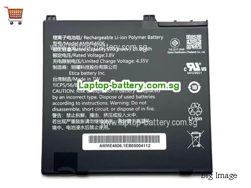 ZEBRA AMME4606 Battery 5700mAh, 21.66Wh 3.8V Black Li-Polymer