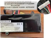 Genuine Getac BTY-PRo204BW BTY-Pro224BW Batery BTY-Pro16F 14.8v 1300mah
