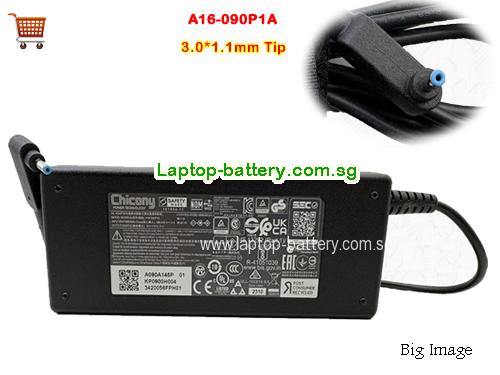 A090A145P 01 CHICONY 19V 4.74A Laptop AC Adapter, 90W