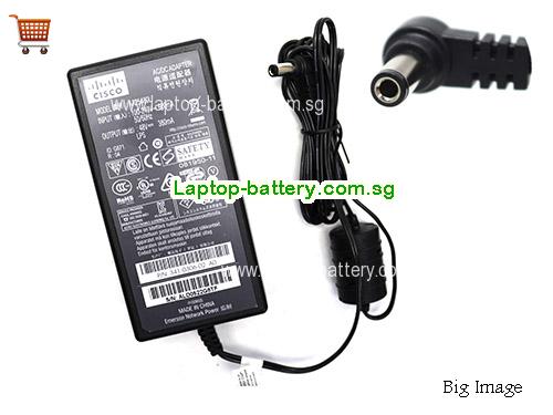 341-0306-02 CISCO 48V 0.38A Laptop AC Adapter, 18W