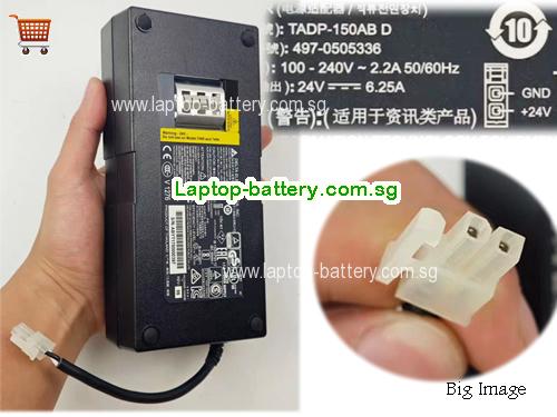 497-0505336 NCR 24V 6.25A Laptop AC Adapter, 150W