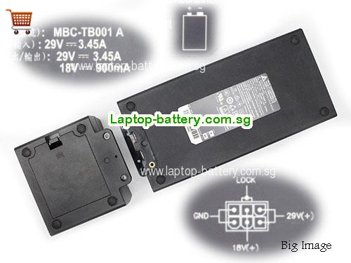 MBC-TB001A DELTA 29V 3.45A Laptop AC Adapter, 100W