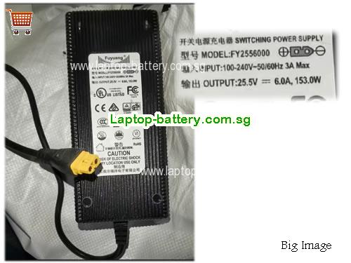 FY2556000 FUYUANG 25.5V 6A Laptop AC Adapter, 153W