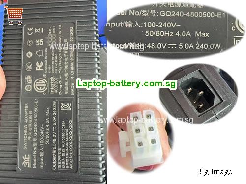 GQ240-4800500-E1 GANGQI 48V 5A Laptop AC Adapter, 240W
