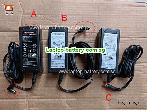 GPE602-240200W AUDIO PRO 24V 2A Laptop AC Adapter, 48W