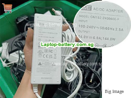 GM152-2400600-F GVE 24V 6A Laptop AC Adapter, 144W