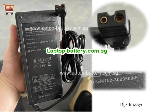 GM152-3000500-F GVE 30V 5A Laptop AC Adapter, 150W