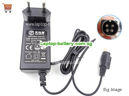 ADS-25FSG-12 12018GPG HOIOTO 12V 1.5A Laptop AC Adapter, 18W