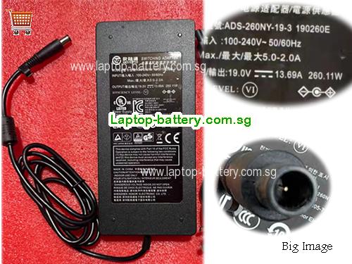 ADS-260NY-19-3 190260E HOIOTO 19V 13.69A Laptop AC Adapter, 260.11W
