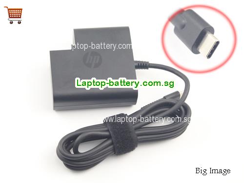 A065R161P HP 20V 3.25A Laptop AC Adapter, 65W