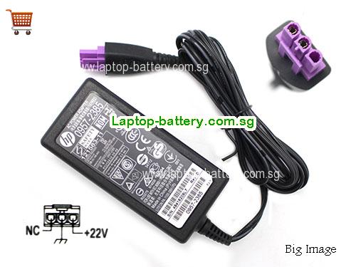 HP 22V 0.455A Laptop AC Adapter
