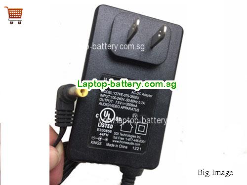 Y27FE-075-3500U/Y27FE-075-3500J IHOME 7.5V 3.5A Laptop AC Adapter, 26.25W