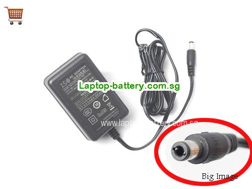 KPC-024F ISO 12V 2A Laptop AC Adapter, 24W