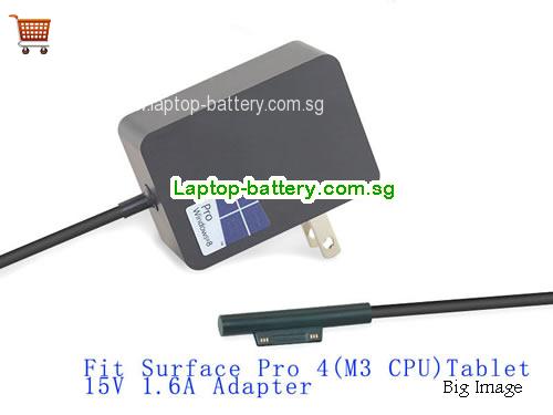 1735 MICROSOFT 15V 1.6A Laptop AC Adapter, 24W