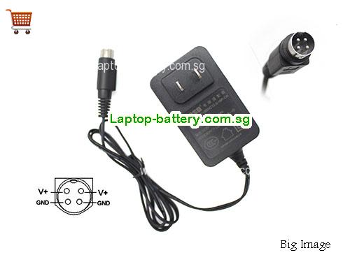 XKDC1500IC12.018B MOSO 12V 1.5A Laptop AC Adapter, 18W