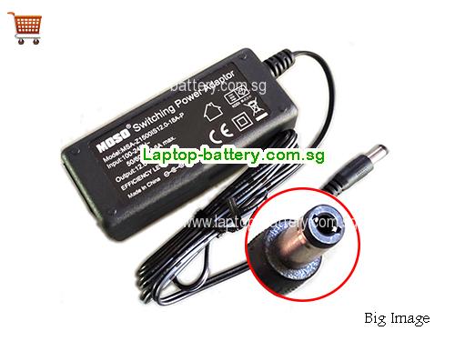MSA-Z1500IS12.0-18A-P MOSO 12V 1.5A Laptop AC Adapter, 18W