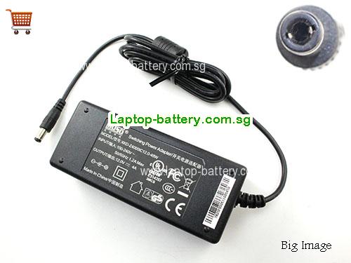 XKD-Z4000IC12.0-48W MOSO 12V 4A Laptop AC Adapter, 48W