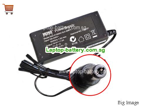 XKDZ1500IC18.036W MOSO 18V 1.5A Laptop AC Adapter, 27W