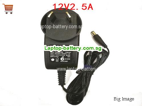 WNDR4000 NETGEAR 12V 2.5A Laptop AC Adapter, 30W