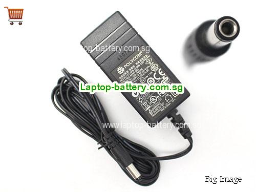 2201-67800-160 POLYCOM 12V 1A Laptop AC Adapter, 12W