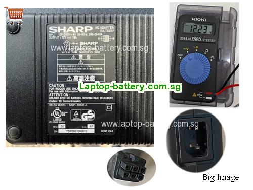 SHARP 12V 18A Laptop AC Adapter