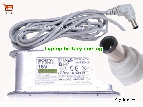 PCGA-AC5N SONY 16V 2.5A Laptop AC Adapter, 40W