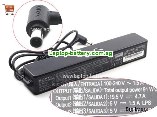 SONY 19.5V 4.7A Laptop AC Adapter