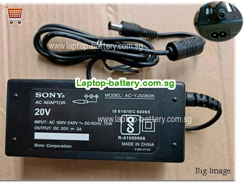 SG SONY 20V 3A 60W Laptop ac adapter 