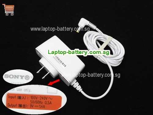 DPF-XR100 SONY 9V 1.4A Laptop AC Adapter, 13W