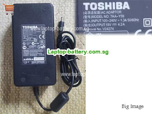 TOSHIBA 19V 4.2A Laptop AC Adapter