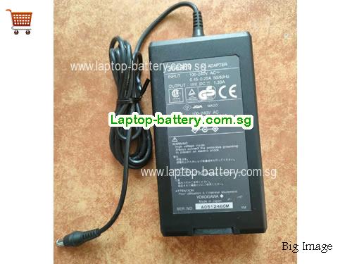 CA100 YOKOGAWA 15V 1.33A Laptop AC Adapter, 19.95W